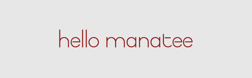 Hello Manatee: logo