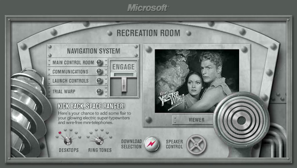 Microsoft Escape Yesterworld: recreation room