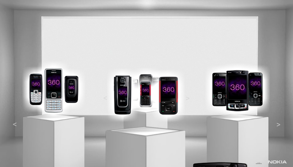 Nokia 360: Phone screening room