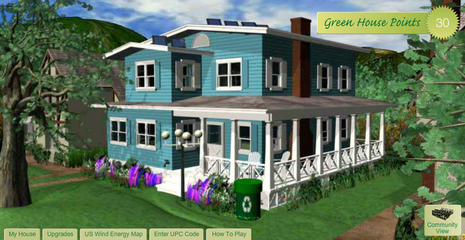 Silk Soymilk: Virtual Green House - front yard