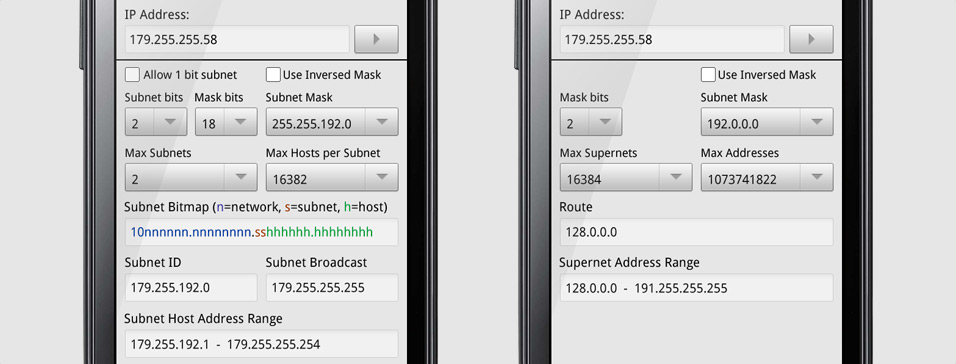 subnetcalc inline subnetcalc inline