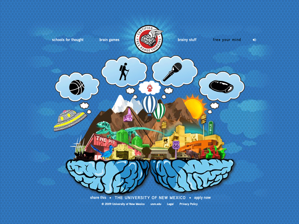 University of New Mexico: Free Range Thinking - Brainy Stuff
